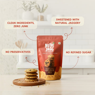 Nutrijagg Oats & Jaggery Cookie Mix