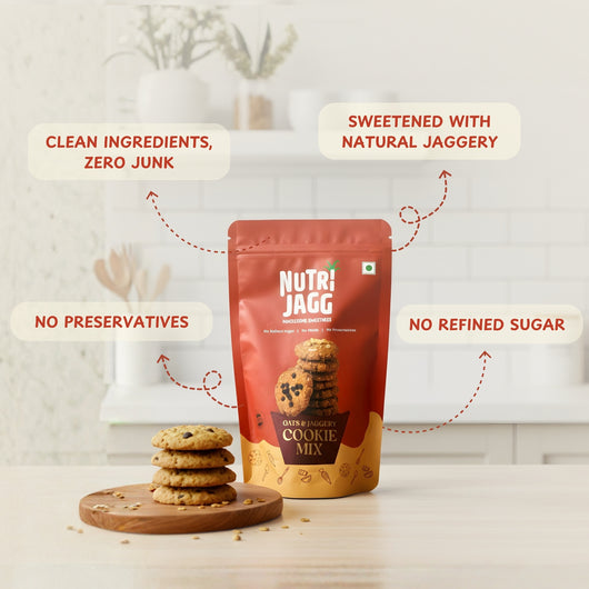Nutrijagg Oats & Jaggery Cookie Mix