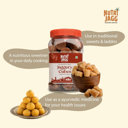 NUTRIJAGG Kolhapur’s Finest Jaggery cubes