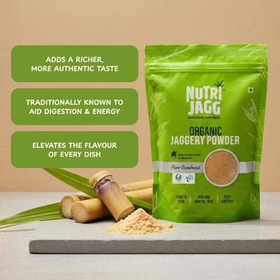 Nutrijagg Kolhapur Organic Jaggery Powder