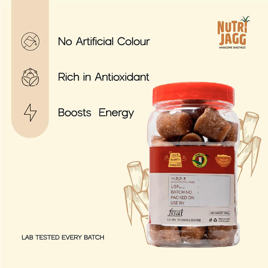 Nutrijagg Kolhapur Jaggery Cubes