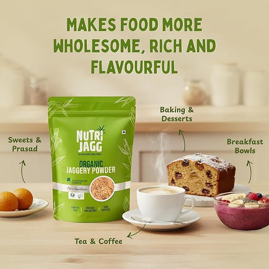 Nutrijagg Kolhapur Organic Jaggery Powder