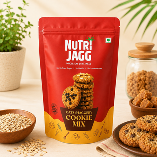 Nutrijagg Oats & Jaggery Cookie Mix(360g)