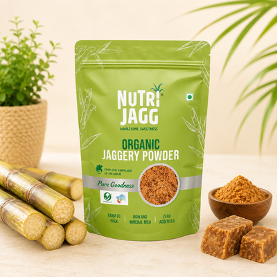 Nutrijagg Kolhapur Organic Jaggery Powder (1kg)