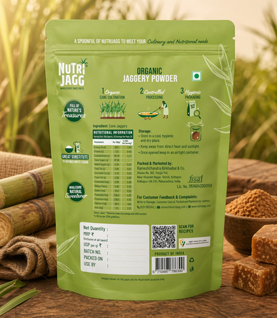 Nutrijagg Kolhapur Organic Jaggery Powder