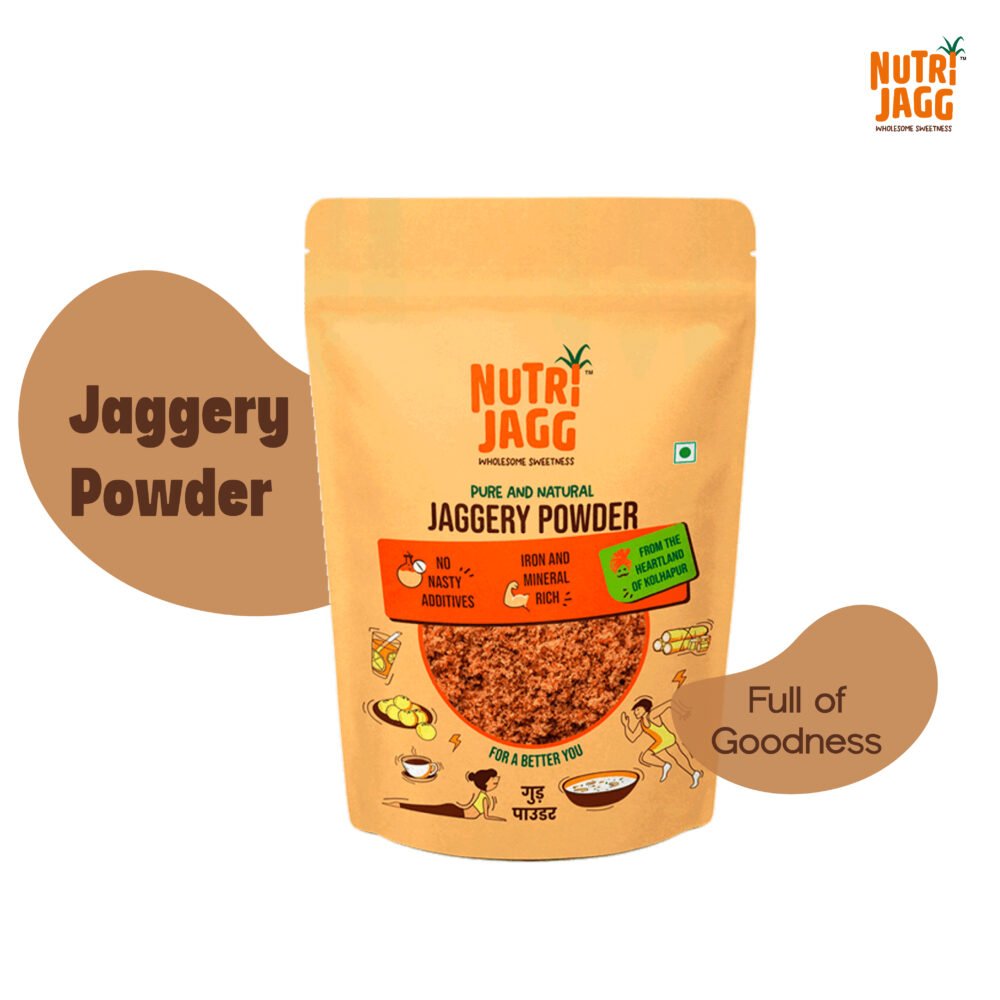 Kolhapur's Finest Jaggery powder 500gm (Pack of 2)