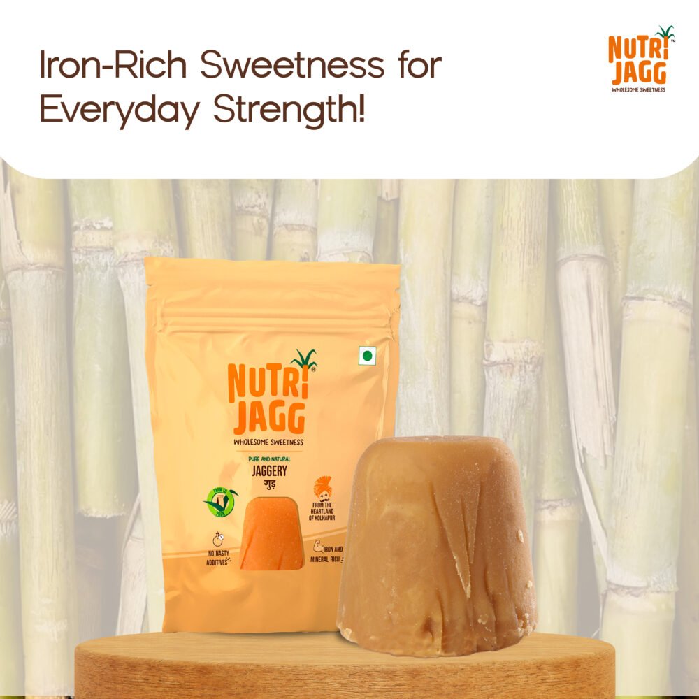 Kolhapur's Finest Jaggery 900gm (Pack of 2)
